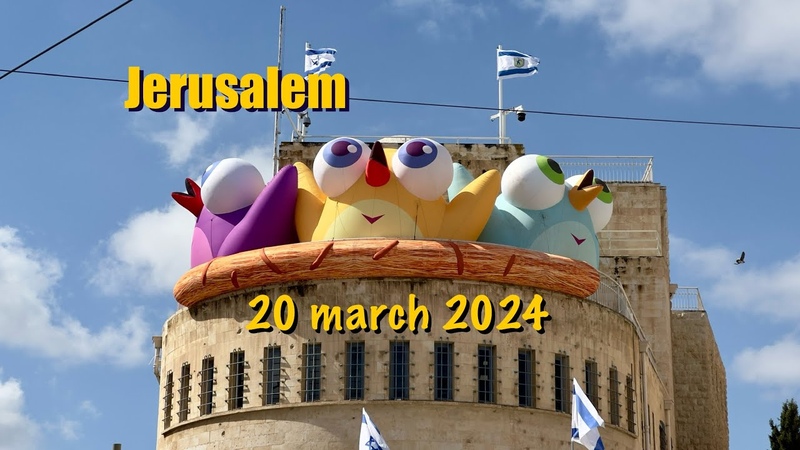 Walking around Jerusalem with genuine pleasure. The city and its inhabitants enjoy