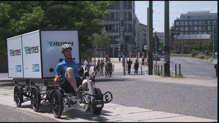 Hermes testet Paketzustellung per Lastenrad in Berlin (Teil 1/4)