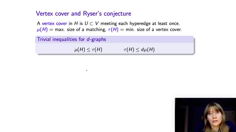 Anna Taranenko Hypergraph matching problems and multidimensional