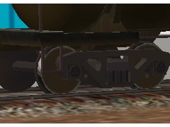 33x68 inch North American roller bearing trucks (bogies)