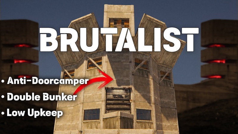 Brutalist Perfect Double Bunker Solo Duo base with new Anti Doorcamper GAP in