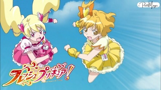 Cure Peach & Cure Pine Attack Double Precure Punch