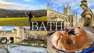 2 Days in BATH, UK VLOG | Roman Baths, Thermae Bath Spa, Hiking, Cafes, Royal Crescent