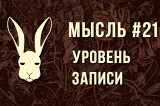 Мысль #21 - Уровень Записи