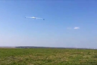 Взлет БПЛА Буревестник   беспилотник Суперкам S300