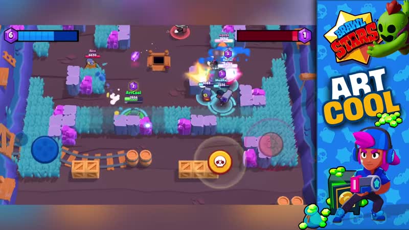 Art Cool Как играть в гем грабе в Barwl Stars, Gem Grab Бравл
