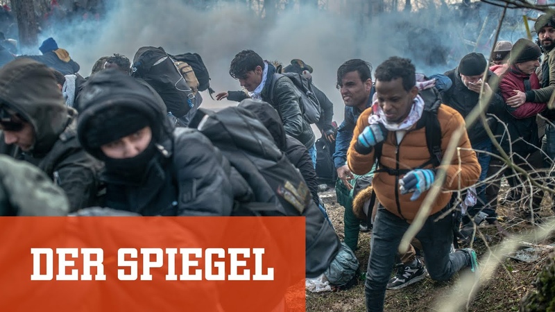 Türkisch griechische Grenze: Stacheldraht, Gedränge,