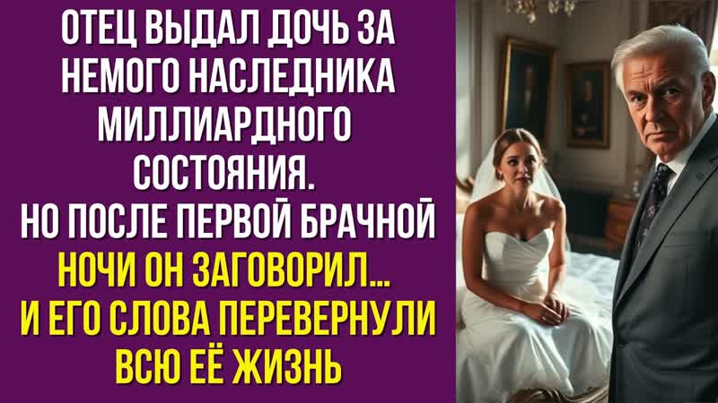 Отец выдал дочь за немого наследника миллиардного