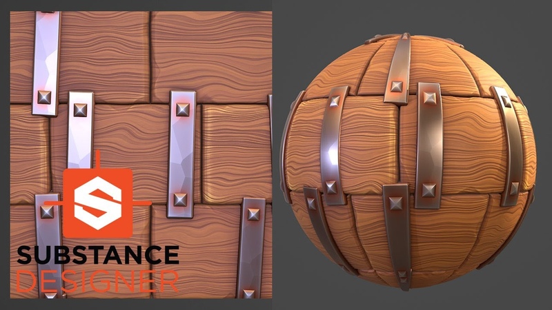 Making Stylized Wood Boards with Substance