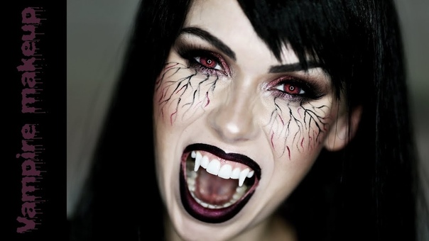 + + + Halloween 2015: Vampire makeup, Upírský makeup sexy upírka + +