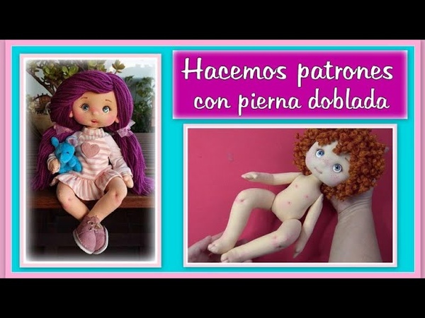 PATRONES gratis DE PIERNAS Y BRAZOS DOBLADOS muñecas de 33 cm video