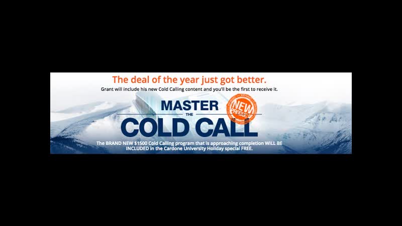Cold Call Sales Secrets Demonstrated LIVE Grant