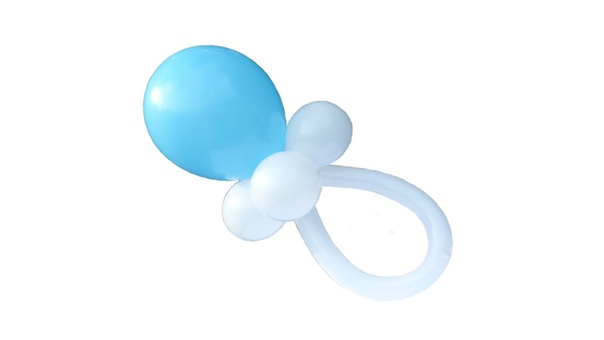 КАК СДЕЛАТЬ СОСКУ пустышку ИЗ ВОЗДУШНЫХ ШАРОВ How to make a pacifier