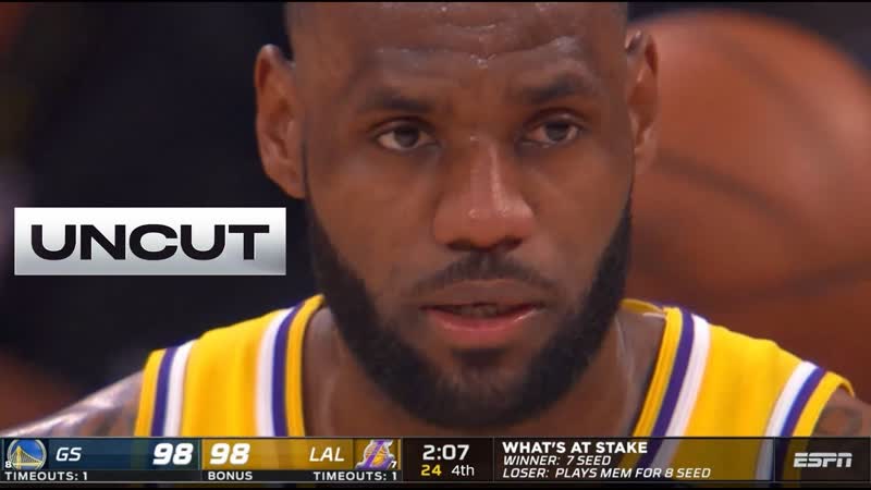 Final 4:49 Warriors vs Lakers 2021 NBA Play In Tournament Game