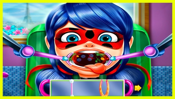 Miraculous Ladybug Throat Doctor. Doctor games for