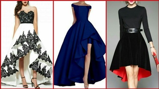 Stylish Stunning And Elegant High Low Evening Gown Dresses/Prom Dresses