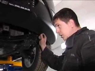 SsangYong Action Установка защиты переднего бампера