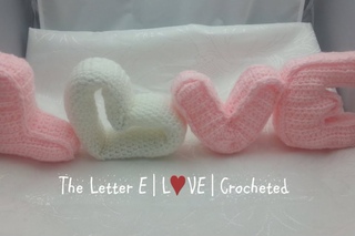 The Letter E | 3D Letters | Crochet