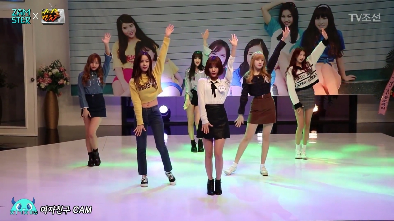 170314 FANCAM TV Chosun Idol Party, GFriend Mix( Glass Bead, Me gustas tu, Rough,
