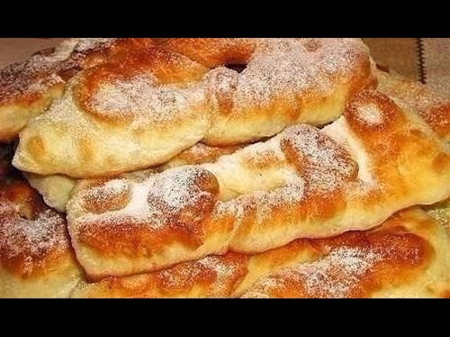Хворост пышный на кефире.