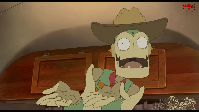 Robot in the road anime