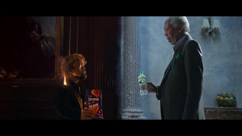 DORITOS BLAZE vs. MTN DEW ICE Super Bowl Commercial with Peter Dinklage and Morgan