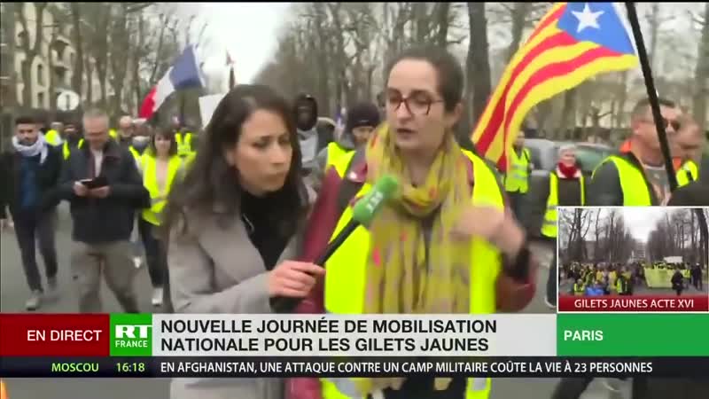 Caroline ( Gilet Jaune) : Il y a beaucoup de propagande dans les médias Main