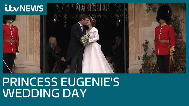 Princess Eugenie marries Jack Brooksbank in Windsor Castle royal wedding, ITV