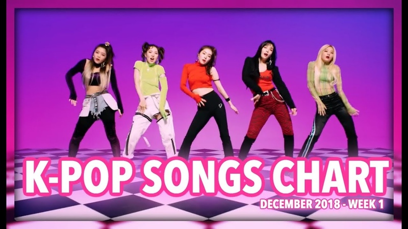 K POP SONGS CHART, DECEMBER 2018 ( WEEK