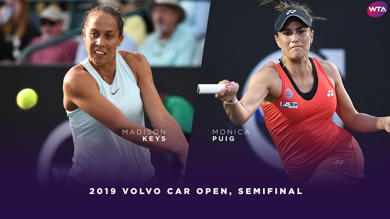 Madison Keys vs. Monica Puig, 2019 Charleston Open Semifinal, WTA