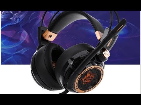 Игровые наушники с микрофоном с Алиэкспресс Somic