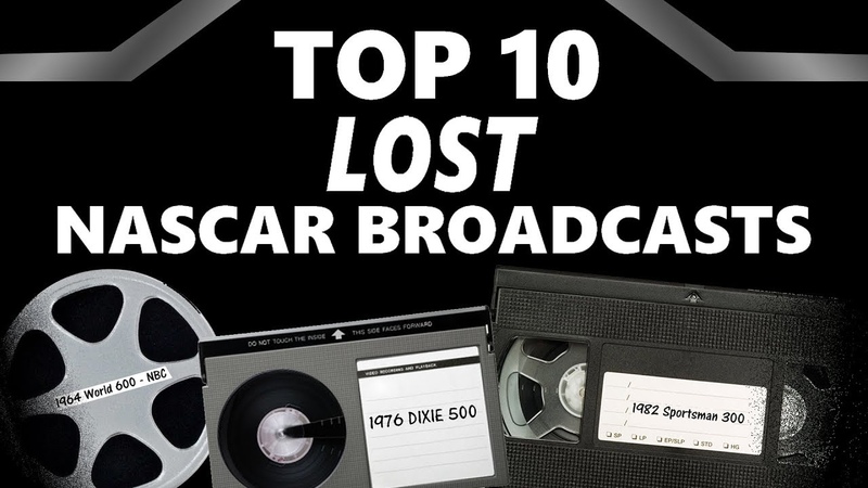 Top 10 LOST NASCAR TV