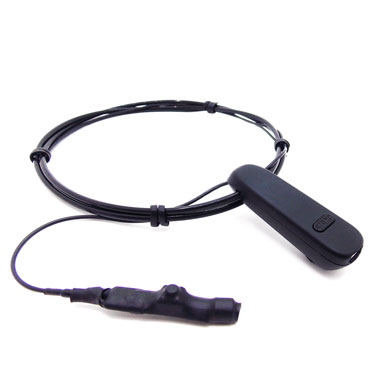Модель «Jabra-PRO» с bluetooth подключением и кнопкой-пищалкой.