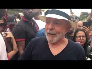 Lula agradece a acolhida em Paraty