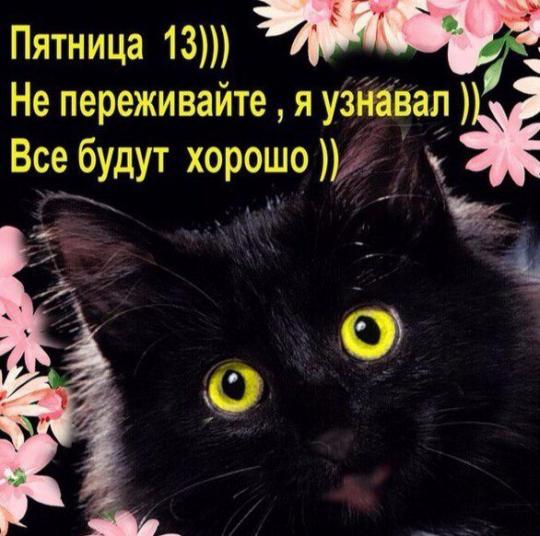 Прикольные картинки с добрым утром пятница 13, картинки елочками картинка