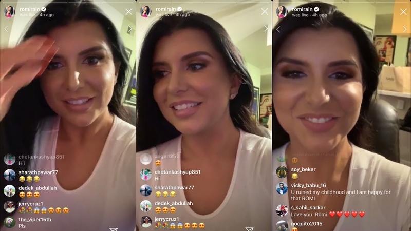 Romi Rain Instagram Live (10519)