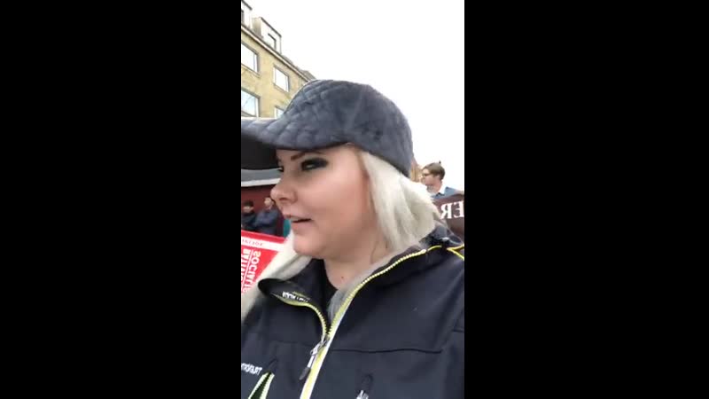 Rödingen Malin Drugge livesänder från Af S torgmöte i Luleå 2019 05