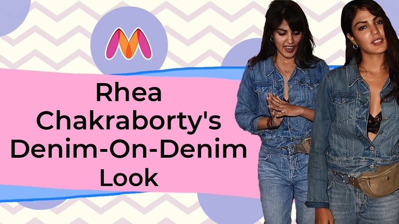Rhea Chakrabortys Denim On Denim Look, Btown Style Under 3 Minutes,