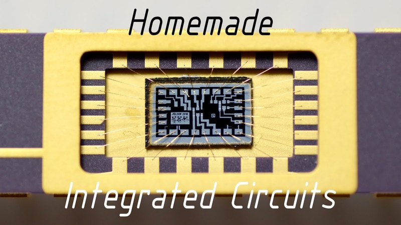 Homemade Silicon ICs Computer Chips
