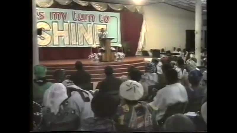 29 years Old Sunday Adelaja Preaching for Bishop Wale Oke in 1996, Ibadan