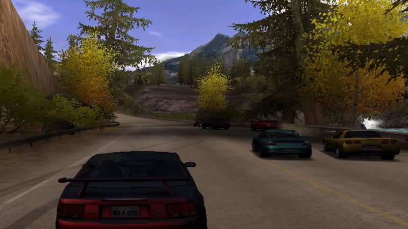 Ford SVT Mustang Cobra R Дорога в Альпах, Need fpr Speed: Hot Pursuit