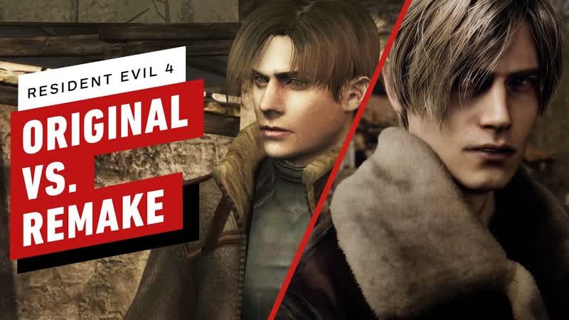 Сравнение Resident Evil 4 Remake с