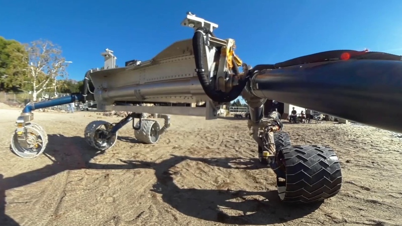 Rover Ride Along in the Mars Yard (360