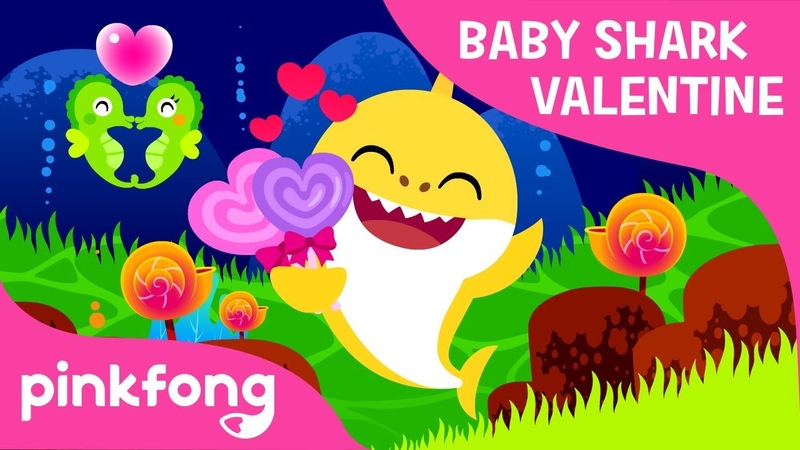 Valentines Day Sharks , Baby Shark Valentine, Best Kids Songs, Pinkfong Songs for