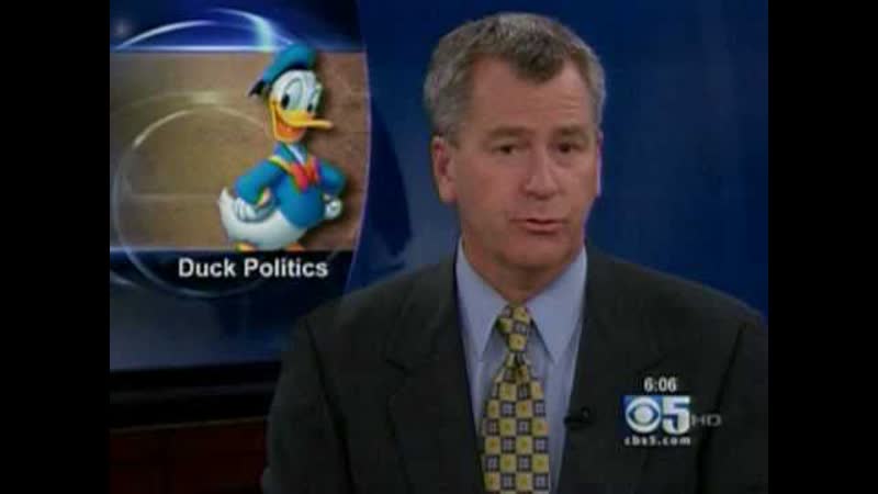 Glenn Beck gets Donald Ducked CBS Channel 5 Evening