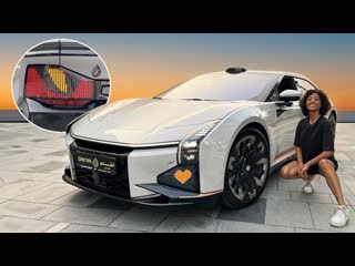 Futuristic Chinese EV Has Emoji Headlights | HiPhi Z