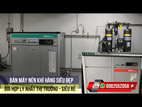 Mua Máy Nén Khí Nhật Bãi Ở Đâu, Bán Máy Nén Khí, Bán Máy Nén Khí Trục vít, Máy Nén