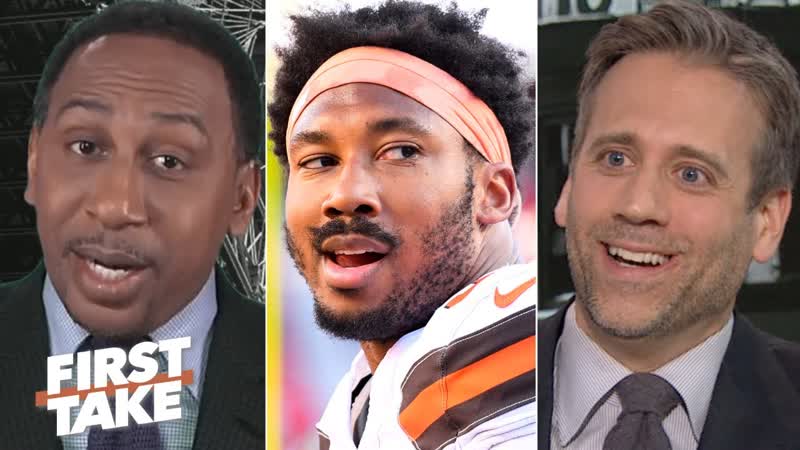 First Take reacts to the NFL reinstating Myles Garrett from