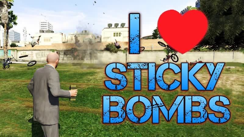 Grand Theft Auto V, I LOVE STICKY BOMBS, Moon Gravity +