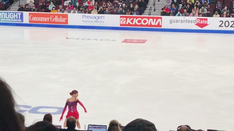 Alexandra Trusova Ladies short program Skate America
